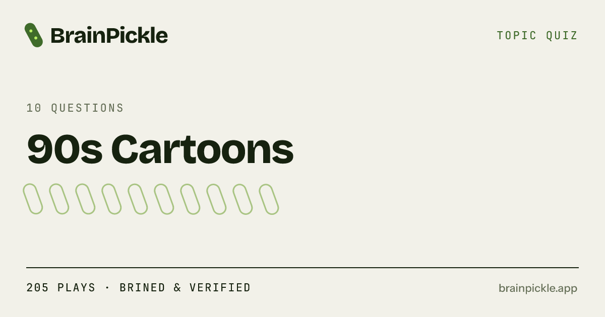 90s Cartoon Trivia Questions and Answers: 118 Free Qs